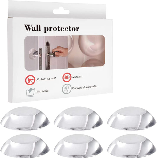 ClearGuard Reusable Door Protectors Shield For Preventing Damage ( Pack of 6)
