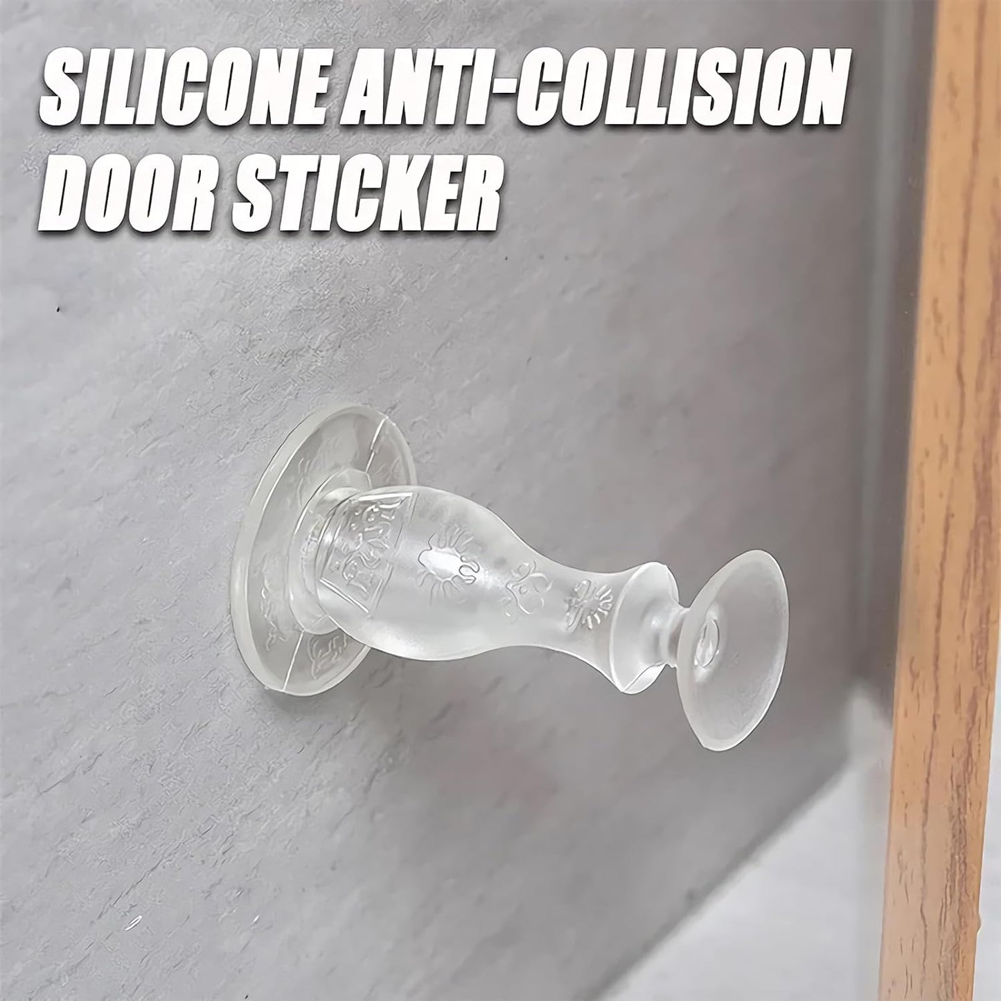 Silicone Nail-Free Door Stop Door Protector