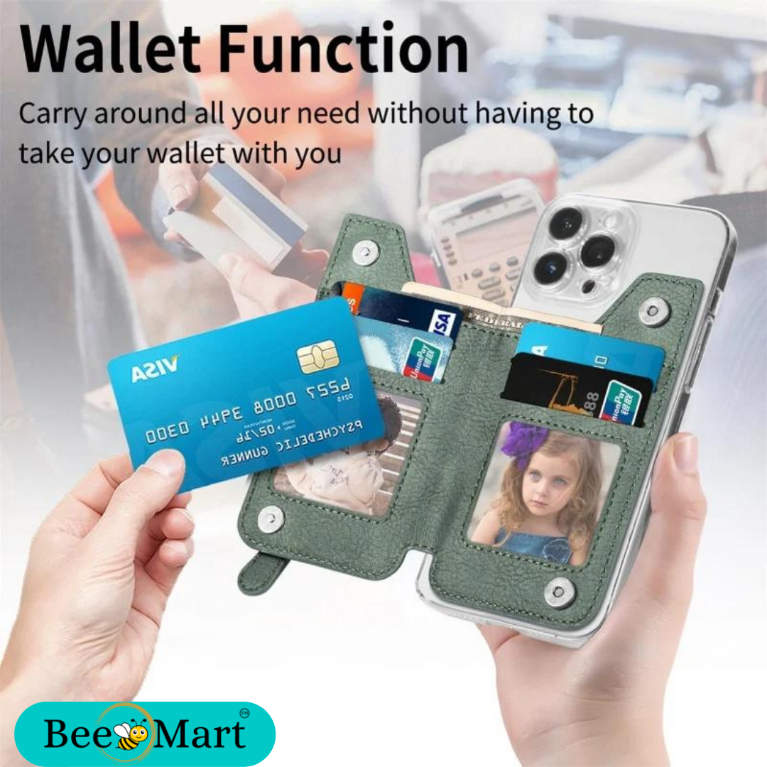 Premium Multifunctional Phone Wallet Card Holder
