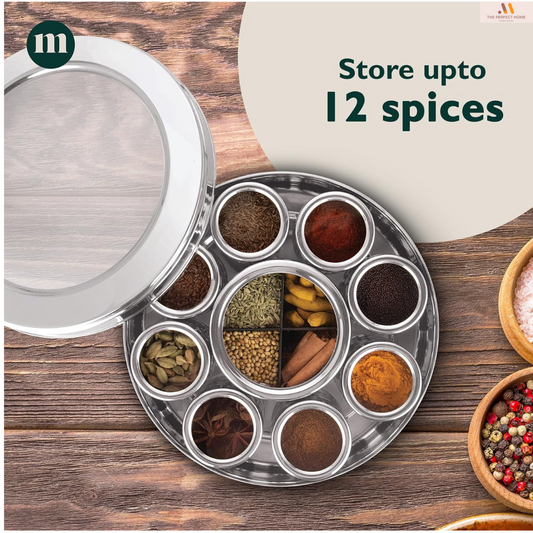 12 in 1 Stainless Steel Masala Box