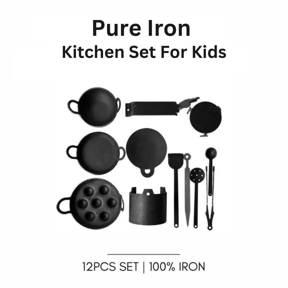 Mini Iron Kitchen Set For Kids
